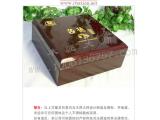 时尚潮流钢琴漆红酒木盒包装盒